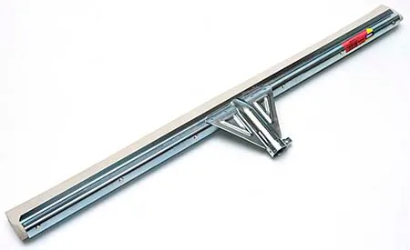 Stěrka na podlahu kov 45 cm - bílá guma