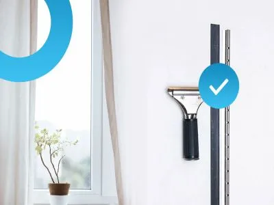 Stěrka na okna 35 cm komplet