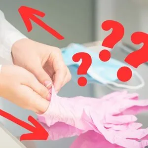 Jak správně navléknout a sejmout gumové rukavice?