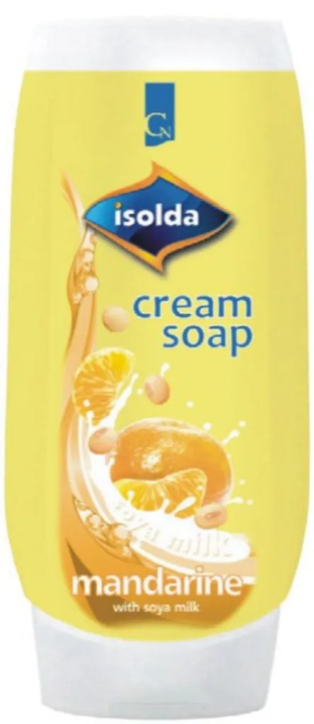 ISOLDA krémové mýdlo mandarinka CLICK AND GO! 500 ml