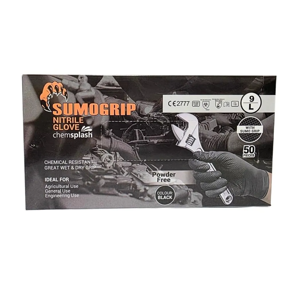 Sumogrip_rukavice_nitril_cerne_predni_strana_vybaveniprouklid
