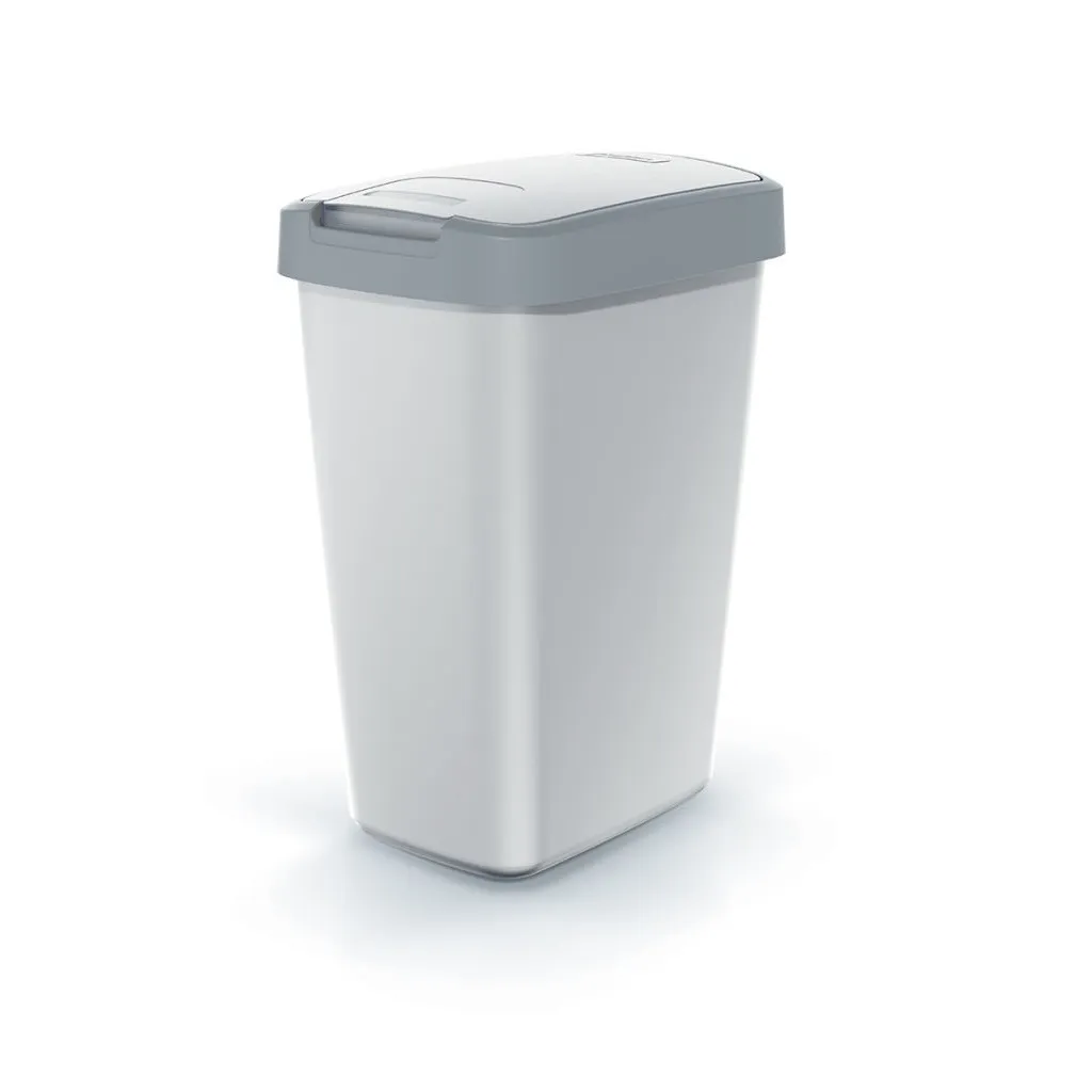 odpadkovy_kos_compacta_q_flap_popelavy_NSAB45_vybaveniprouklid