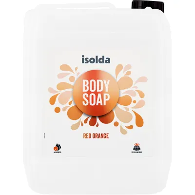 VKIRO050099_isolda_red_orange_telove_mydlo_5_l_vybaveniprouklid