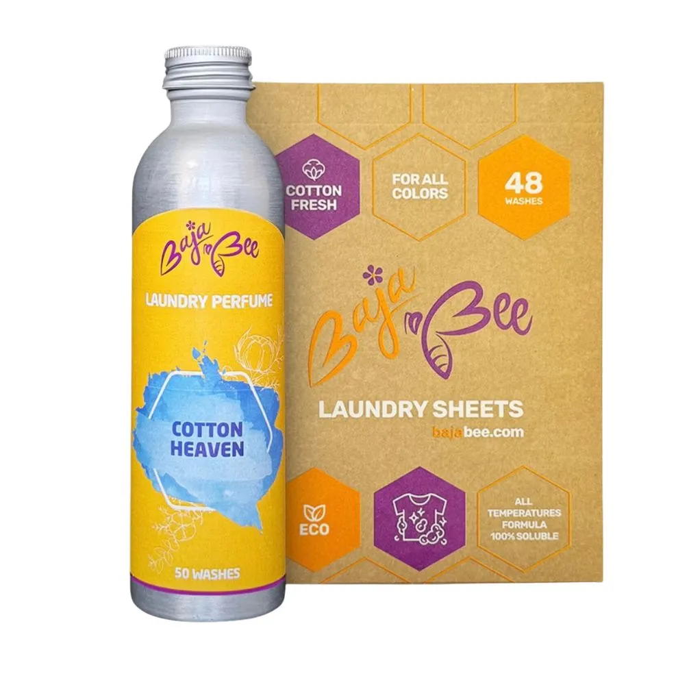 BJ739set_bajabee_parfem_na_prani_papirky_cotton_heaven_250_ml_vybaveniprouklidcz