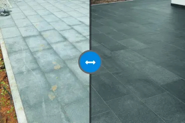 Čištění Finalitem - čedič